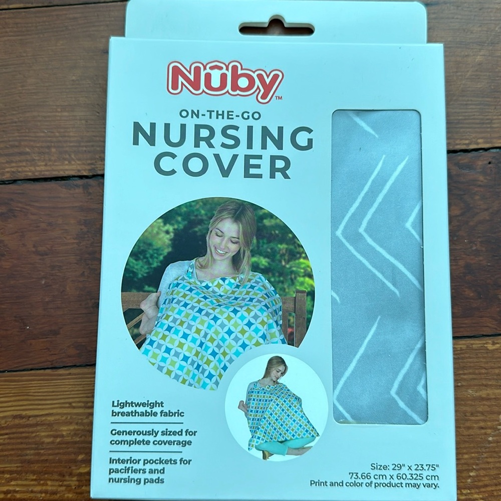 Baby nursing/breastfeeding cover Nuby NEW NEVER OPENED